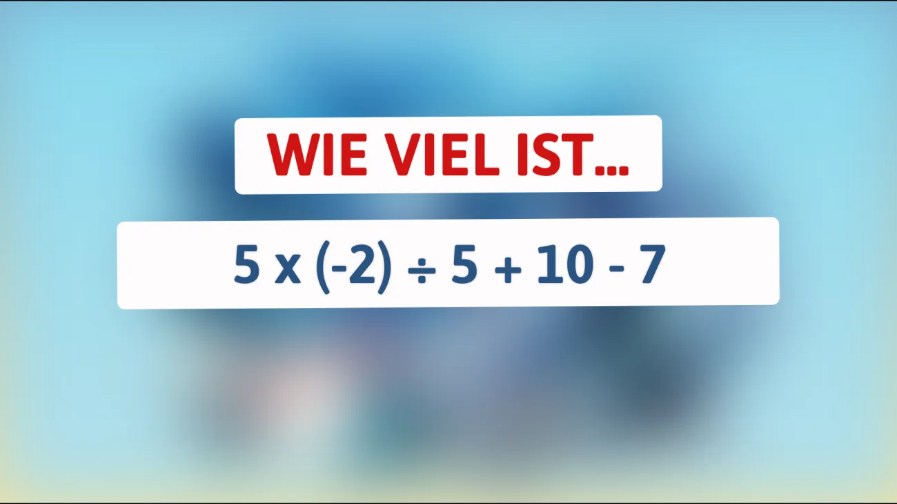 Nur 1 % der Menschen können dieses mathematische Rätsel lösen: Kannst du es?"
