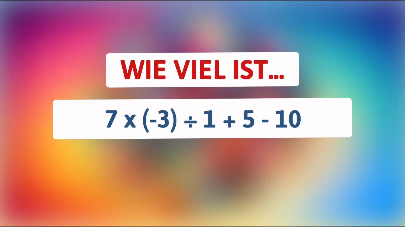 Nur 1% der Genies können dieses Mathe-Rätsel knacken – Bist du klug genug?"