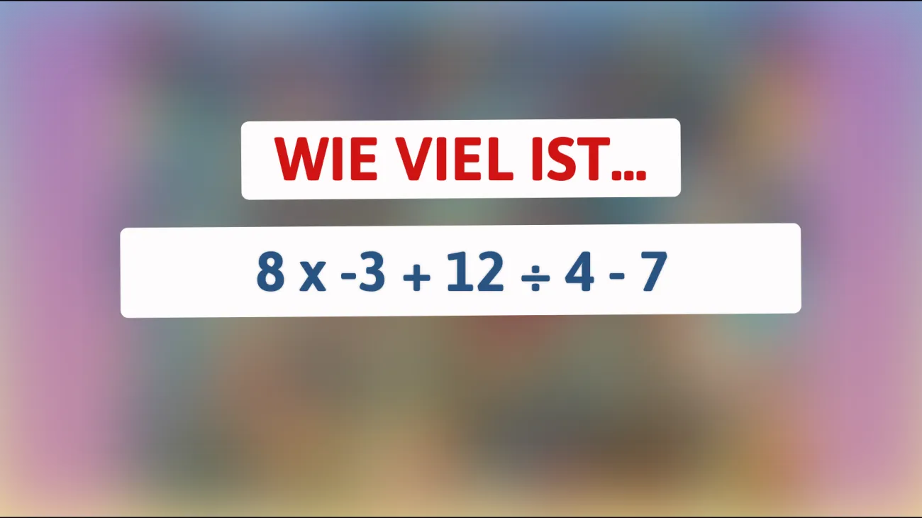 Nur 1% der Menschen können dieses mathematische Rätsel im Handumdrehen lösen – gehörst du dazu?"
