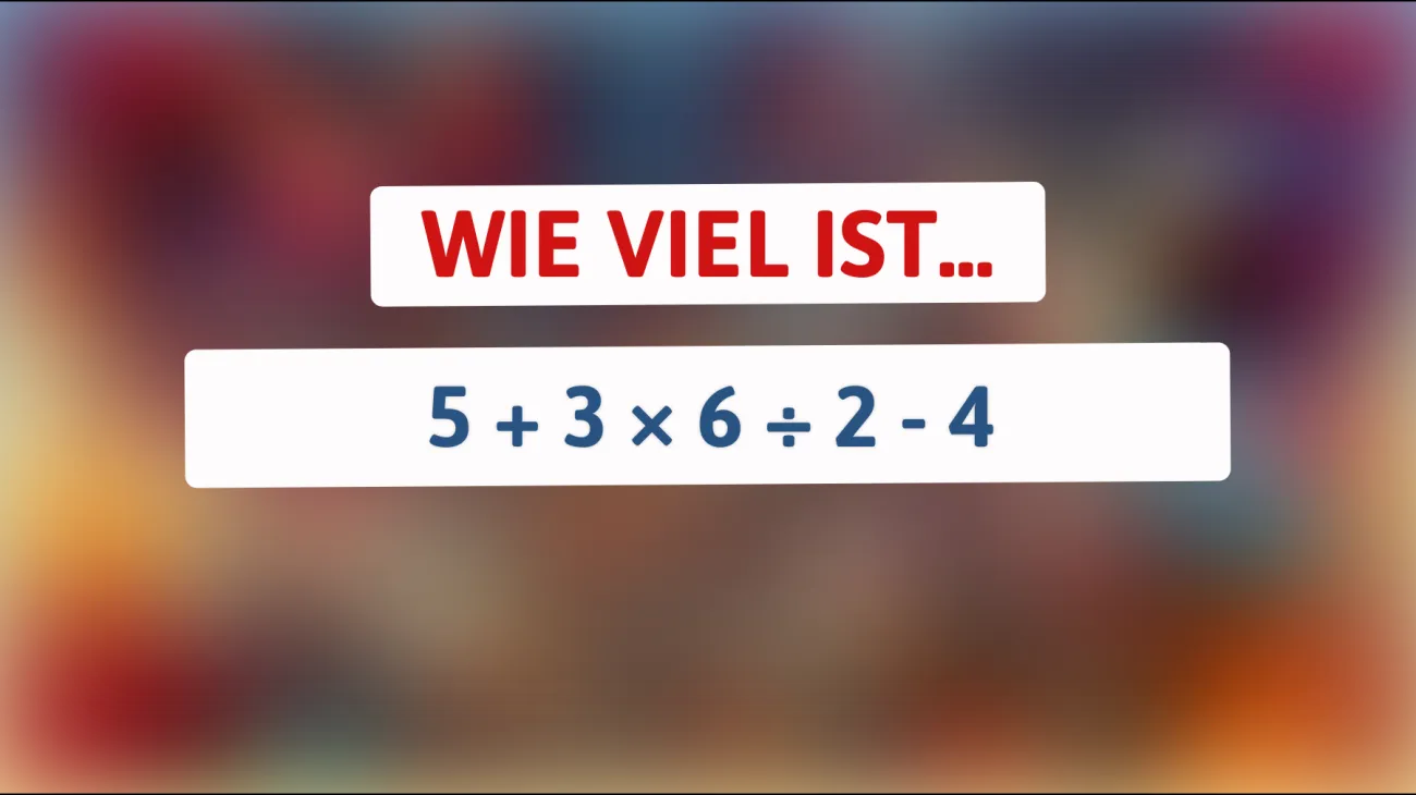 Nur Genies können dieses mathematische Rätsel in Sekunden lösen – bist du dabei?"