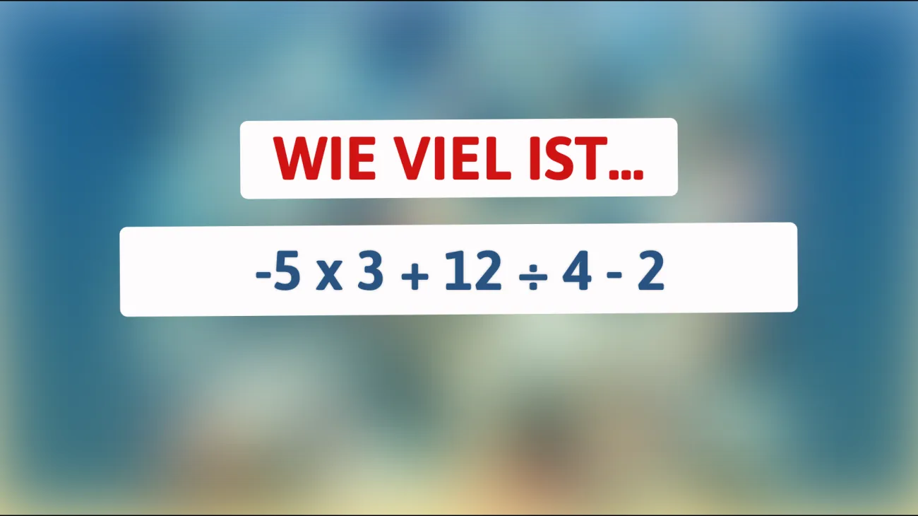 Nur wahre Genies können diese knifflige Mathematik-Aufgabe lösen! Bist du bereit, dein Wissen unter Beweis zu stellen?"