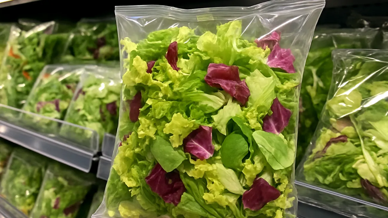 Verpackte Salate"